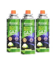Orcamp 3lüi 227 Gram Valfli Gaz Ocak Kartuşu