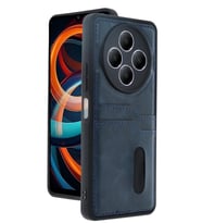 Pilelistore   Xiaomi Redmi 14C Kılıf Sara Kartvizitli Deri Kılıf - Lacivert