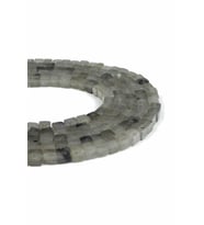 Labradorit Doğal Taş Parlak Küp Kesim 4x4mm Dizi [AA]