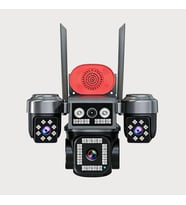 Vıva SIM-840W Wifi 4 Kameralı Hieasy 12MP Akıllı Güvenlik Kamerası Aı Hareket Takipli Ptz