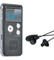 Dextel Dijital Ekranlı Ses Kayıt Dinleme Cihazı Kulaklıklı Ve Mikrofonlu 8 Gb Hafızalı DEX-8