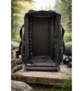 Alveta Outdoor Kamp Sırt Çantası Su Geçirmez Trekking Dağcılık Hiking Dayanıklı Çok Bölmeli Siyah