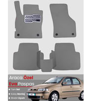 FİAT ALBEA (2002-2005) Uyumlu EVA Paspas Tam Set–Araca Özel,Su Geçirmez,Kolay Montaj