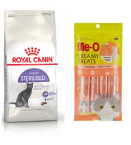 Royal Canin Sterilised 37 Kısırlaştırılmış Kedi Maması 2kg. + Meo Somonlu Ödül