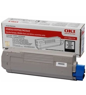 Tonersepeti OKI C5850 43865724 Siyah Orjinal Toner