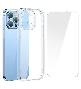 Baseus SuperCeramic Series iPhone 14 Pro 6.1 Koruyucu Cam Kılıf + Full Tempered Ek - HEP-8120-947