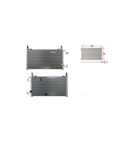 Klima Radyatörü 598x355x16 – 96164823 Wisco – Daewoo Nexıa 96 Ve Sonrası Uyumlu