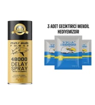 1 KUTU DELAY 48000 GECİKTİRİCİ SPREY + 3 ADET VİGA 150000 GECİKTİRİCİ MENDİL HEDİYELİ -%100 ORJİNAL