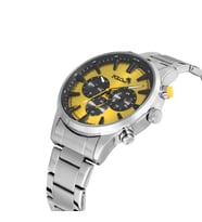 Polo Air Klasik Metal Erkek Kol Saati PL-0975Ex (Gümüş-Sarı)