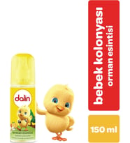 Dalin Bebek Kolonyası 150ML Orman Esintisi (Vanilya-İris Çiçeği-Portakal Kokulu)
