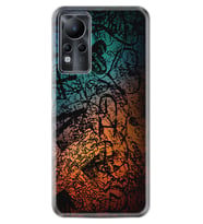 INFINIX Note 11 Pro Note 10 Hot 9 Play Kılıf Desemli Silikon İşaretler Tuval 1716