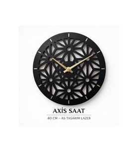 AXİS Premium Geometrik Duvar Saati 40 cm.