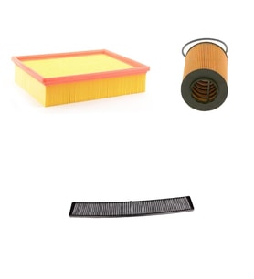 Bosch Filtre Bakım Seti BMW 3 SERİSİ E46 330 i Benzin 1998-2004 Hava + Yağ F. + Polen Filtre Bosch