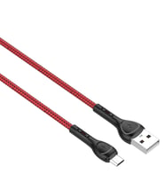 LDNIO Hızlı Şarj Kablosu 1 Metre Micro-LS481 (Kırmızı)