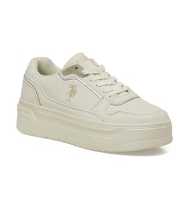 U.S.POLO ASSN CAROLINE 5PR BEJ COMFORT CASUAL ANATOMİK SPOR AYAKKABISI