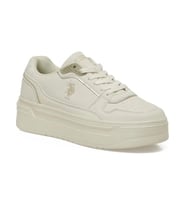 U.S.POLO ASSN CAROLINE 5PR BEJ COMFORT CASUAL ANATOMİK SPOR AYAKKABISI
