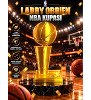 Larry O'Brien NBA Kupası Maketi Basketbol Şampiyonluk Kupası Dekoratif Ödül