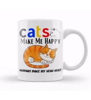 Cat Lover Gifts For   Funny Cat Llover Gifts For   Men Kids Kupa Bardak Porselen