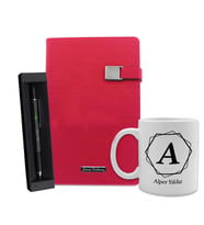 Kişiye Özel Tasarım İsim Baskılı Defter & İsme Özel Mimar Kalemi & İsme Özel Kupa Hediye Seti (Model 1)