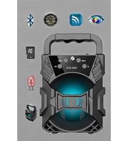 Yüksek Performanslı Bluetooth Hoparlör Kablosuz Taşınabilir
