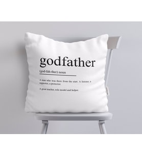 BK Home Godfather Baba Tasarımlı Beyaz Yastık-16