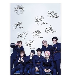 Bts Ot7 Tablo Ahşap Poster Dekoratif Kod5393