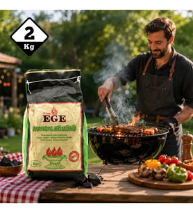 2 kg Mangal Kömürü - Çıra Hediyeli - Meşe Kömürü