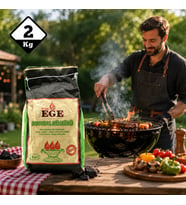 2 kg Mangal Kömürü - Çıra Hediyeli - Meşe Kömürü