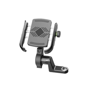 2 in 1 Ayna ve Gidon Bağlantılı Motorsiklet Telefon Tutucu Bisiklet ATV Telefon Tutacağı