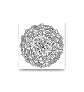 DBSanatevi Mandala Çiçek Tablo 35 X 35 cm
