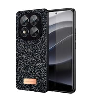 Onegif Xiaomi Redmi Note 14 Pro 5g Bright Simli Kapak - Siyah