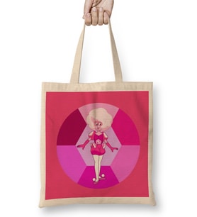 Pink Diamond Bez Çanta Uzun Saplı