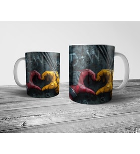 Pixxa Deadpool & Wolverine Marvel Kupa Bardak Model 8