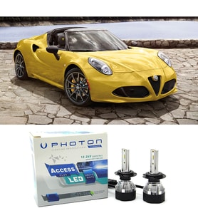 Alfa Romeo 4C Kısa Far Ampulü H7 Access Yeni Seri Beyaz 2015-2019