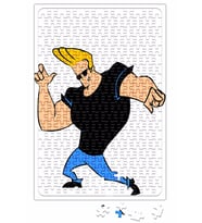 Johnny Bravo Puzzle 240 Parça Yapboz