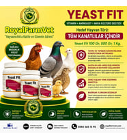 Tüm Kanatlılar, Güvercin ve Kafes Kuşları İçin Yeast Fit 500 Gr. Maya Bağışıklık ve Sindirim