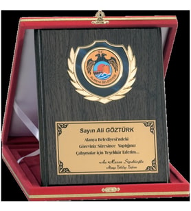 ODAK KUPA - Ahşap Plaketler - PL-016 A - 18x24 cm