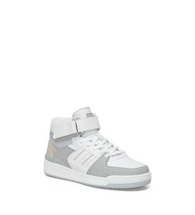 Kinetix WILMO PU HI W 4PR Beyaz Kadın High Sneaker Beyaz A.Gri