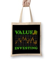 Value Investing Stock Market Investing Finance Bez Çanta Uzun Saplı