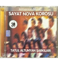 (Plak Değildir CD dir) CD Sayat Nova Korosu Armenian Music Tatul Altunyan Şarkıları CD (Karışık)