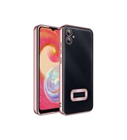 Samsung Galaxy A05 Uyumlu Kılıf Kamera Korumalı Logo Gösteren Zore Omega Kapak