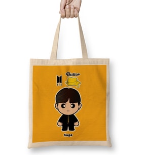 Bts Suga Butter Version In Minime Style Bez Çanta Uzun Saplı