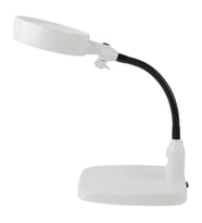 Masaüstü 10x Led Işıklı Büyüteç Okuma El Sanatları Onarım Büyüteç 7765