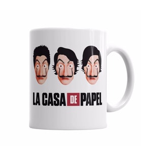La Casa De Papel 03 Kupa Bardak Porselen