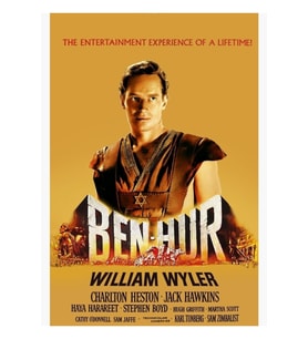 Ben Hur Film Tablo Ahşap Poster Dekoratif