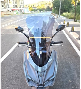 MOTOCAM Sym JET 14 EVO 200 PLUS Ön Cam 2023-2026 Model 58cm Füme Renkli 4mm