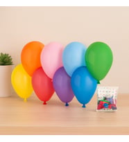Klasik Renkli Lateks Balon 7'' (19 cm) 100'lü