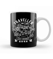 Traveller Rail Road Kupa Bardak Porselen