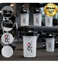 Logonuza Özel 50 Adet S102 550 ml Shaker - Kapaklı Sporcu Shaker