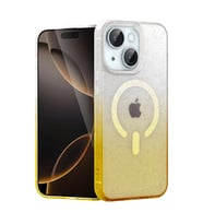 Durukar® iPhone 14 Pummel Shiny Magsafe Kapak - Gold